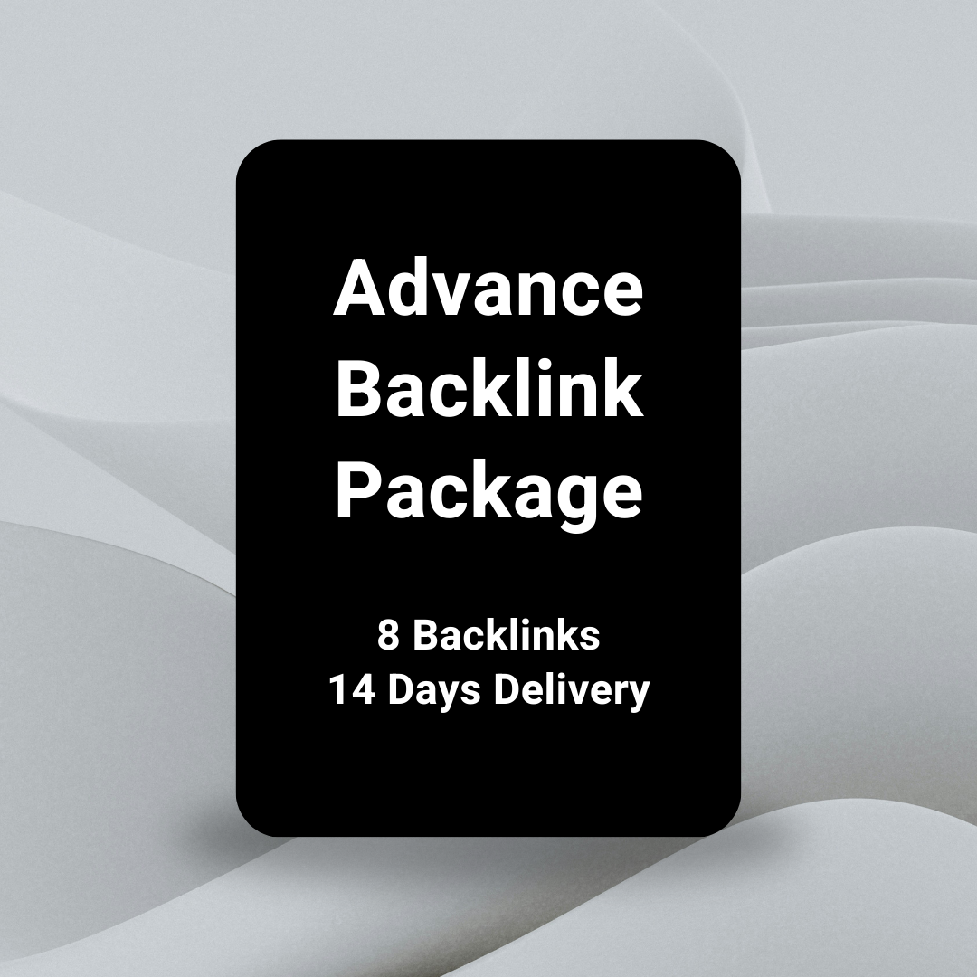 Advance Backlink Package