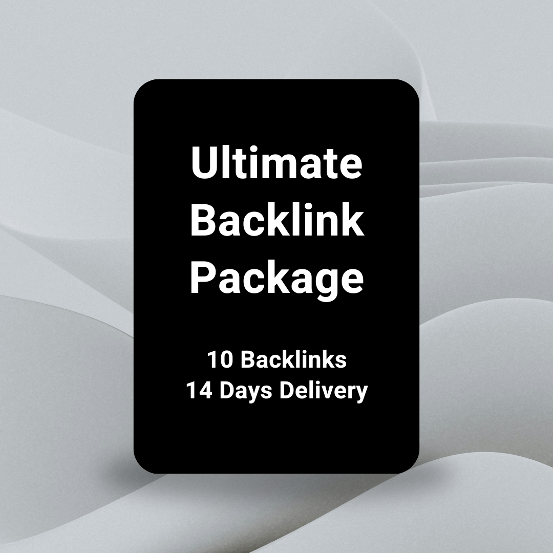 Ultimate Backlink Package