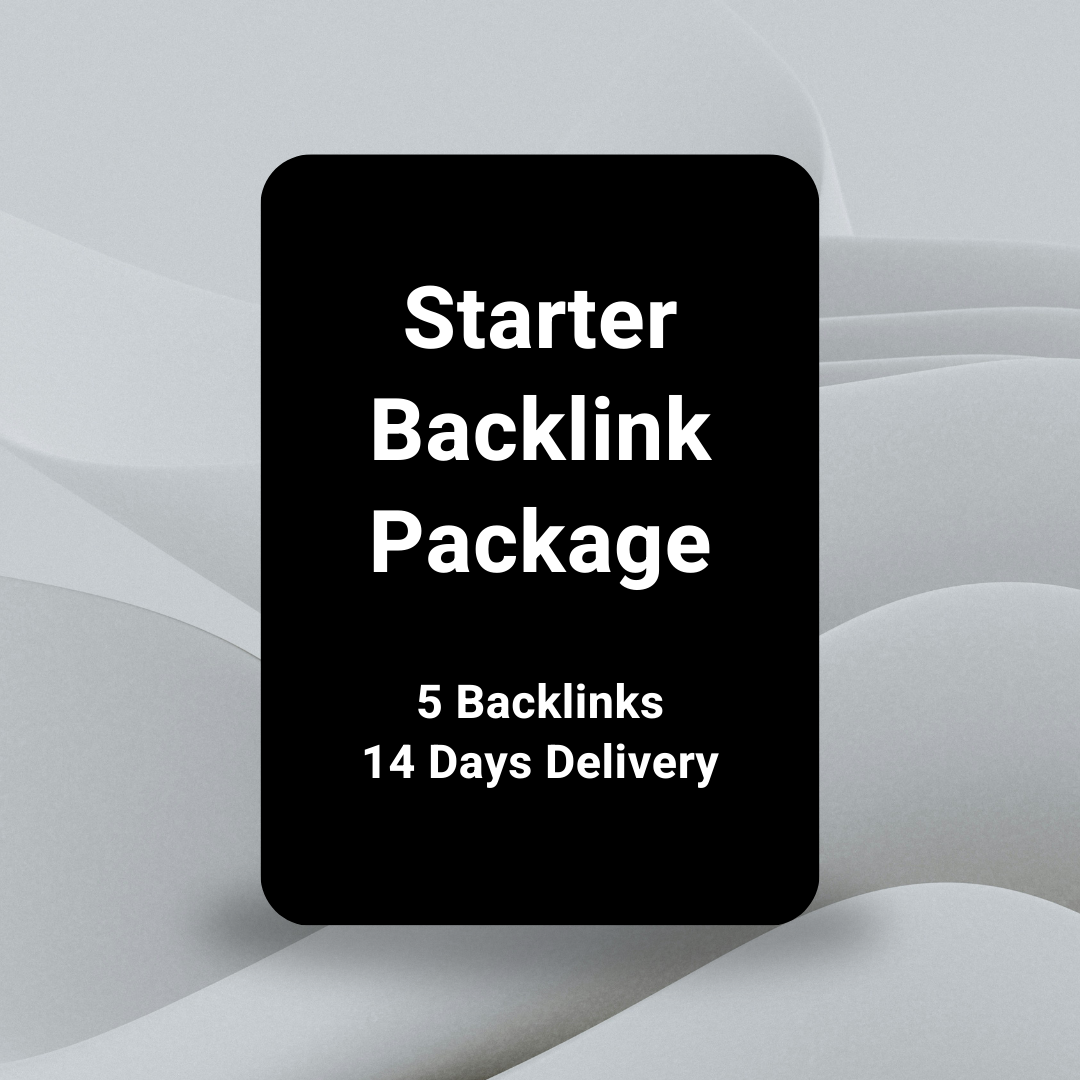 Starter Backlink Package