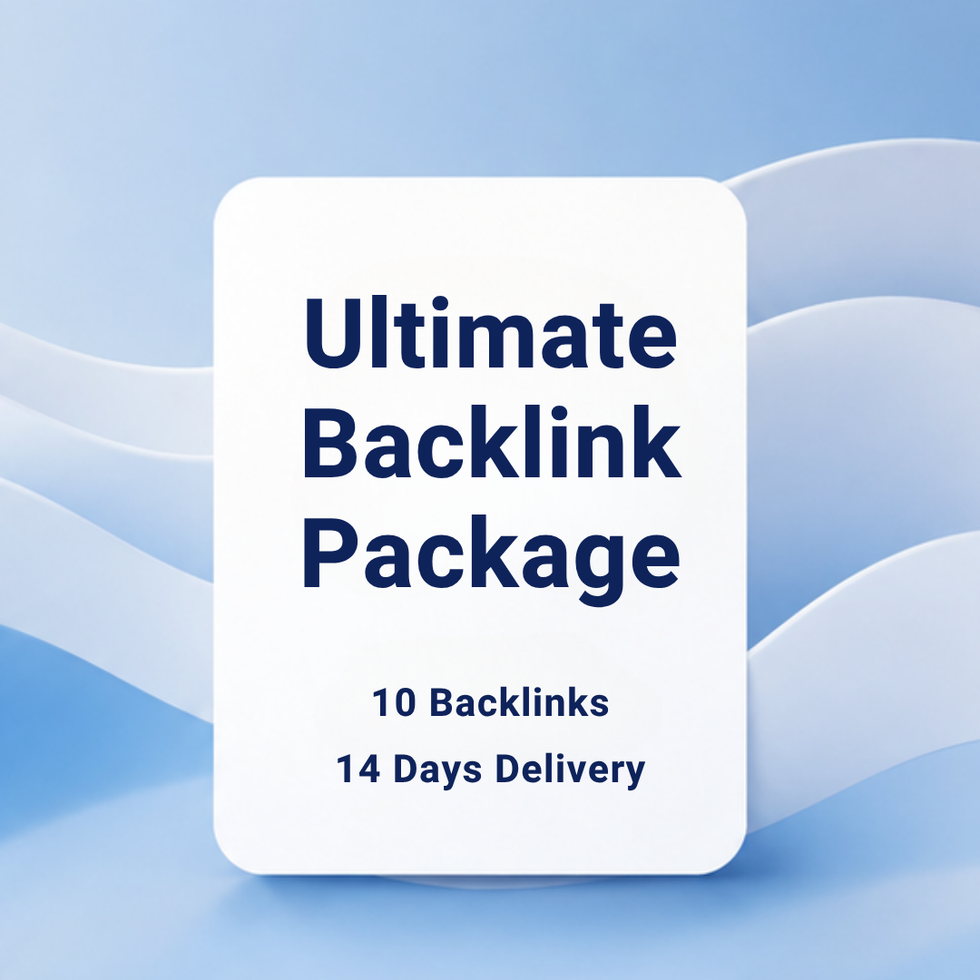 Ultimate Backlink Package